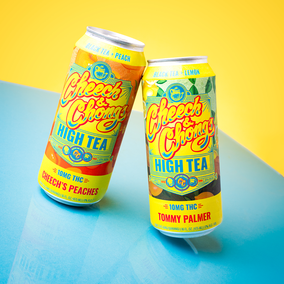 THC Iced Tea - Cheech's Peaches (4-pack, 10 mg each)