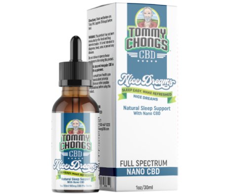 Nice Dreams Full-Spectrum Nano CBD Oil Tincture (100 mg CBD + 15 mg Melatonin)