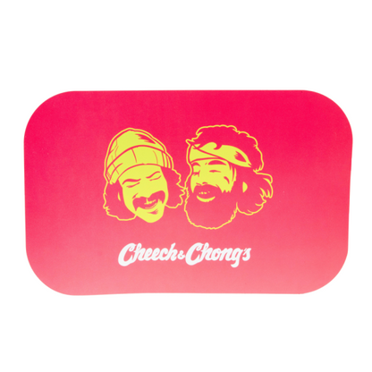 C&C Metal Rolling Tray - Red Faces