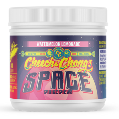 Blast Off With Cheech & Chong’s Triple-Strength Watermelon Lemonade Space Chews (Limited Time Only) offer