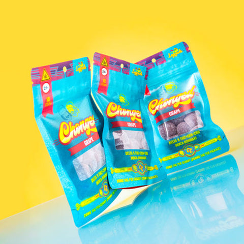 Indica Delta-9 THC Gummies - Grape  (200 mg THC + 50 mg CBC + 50 mg CBG)