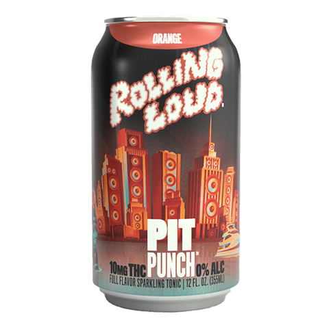 THC Orange Soda (4-pack, 10 mg each) - Cheech & Chong x Rolling Loud